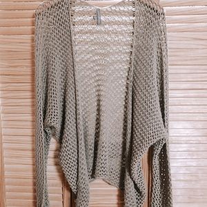 Net Oversized Cardigan - ONE SIZE